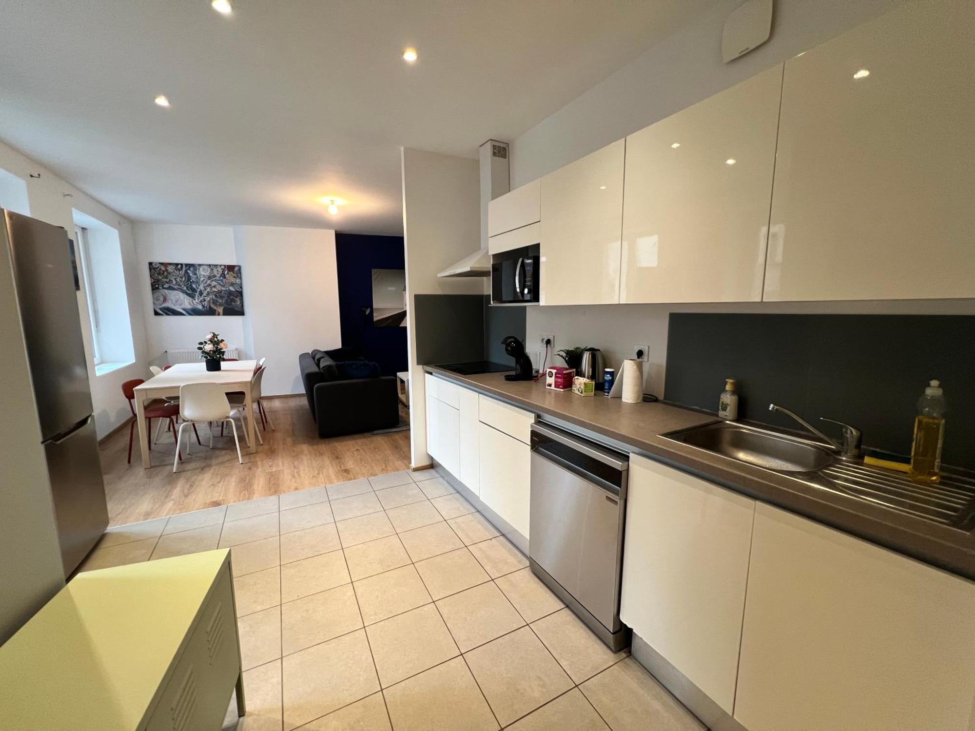 24 Chic & Cosy Grand Appart 88M2 Parking Gratuit Hypercentre Netflix Saint-Etienne  Ngoại thất bức ảnh