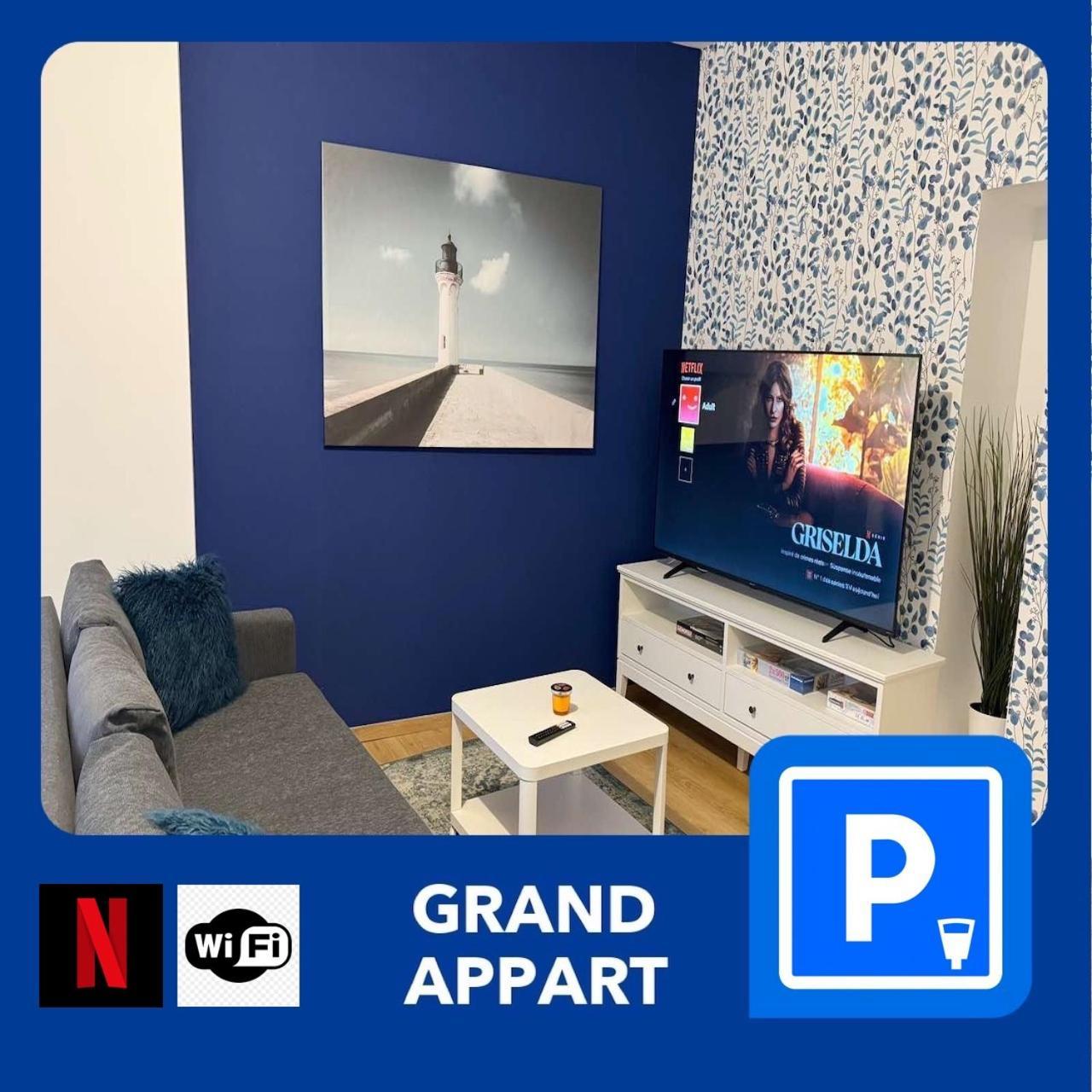 24 Chic & Cosy Grand Appart 88M2 Parking Gratuit Hypercentre Netflix Saint-Etienne  Ngoại thất bức ảnh