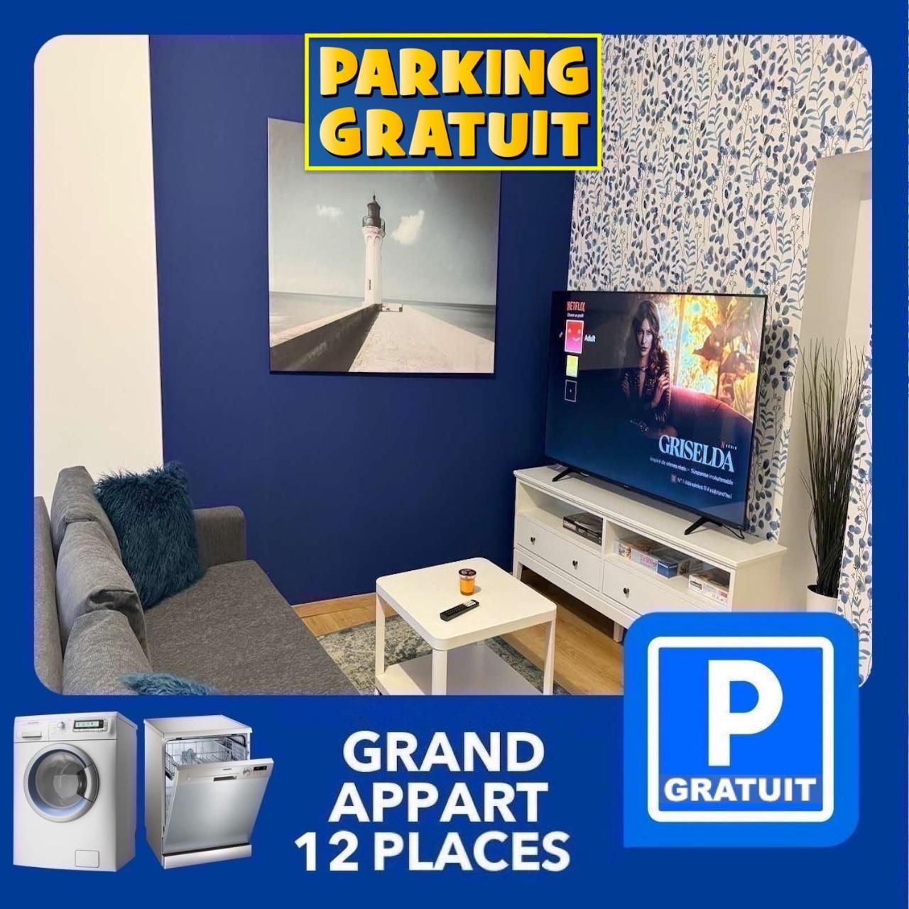 24 Chic & Cosy Grand Appart 88M2 Parking Gratuit Hypercentre Netflix Saint-Etienne  Ngoại thất bức ảnh